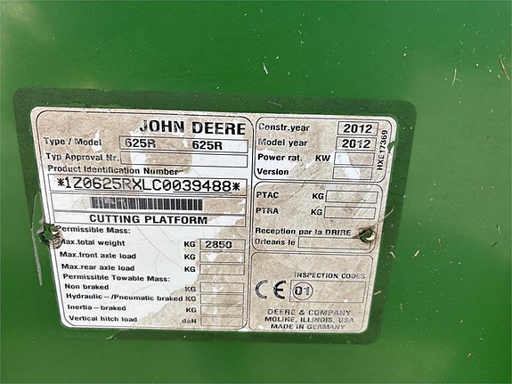 John Deere S670 SKÖRDETRÖSKA 25 FOT 2 of 11