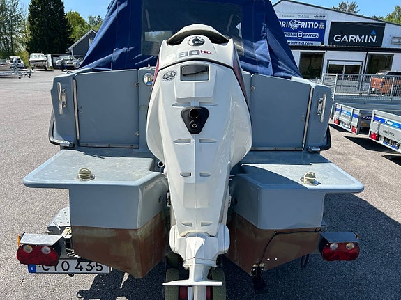 Ryds 570DC & Evinrude E-tec 90hk -14 höst tömning slumpas 3 of 7