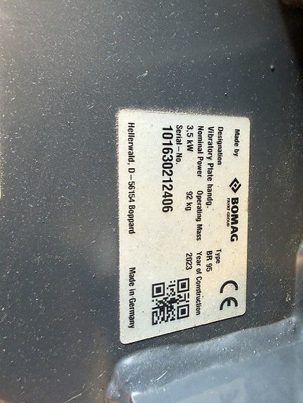 Markvibrator Bomag BR95 Rundpadda 4 of 4