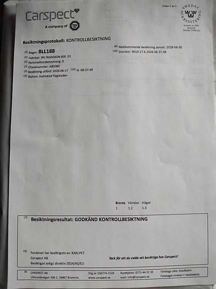 Crescent Bufo 462 + Mercury 25 hk 4-takt & bromsad trailer – klar att sjösättas 6 of 8