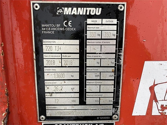 Manitou 220TJ+ 10 of 11
