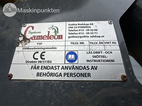 Gothia System cameleon såmaskin/fältberbetningsmaskin 14 of 27
