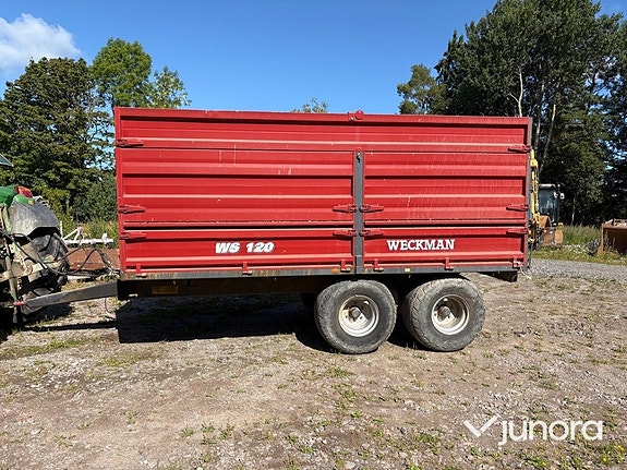 Spannmålsvagn med tipp Weckman WS 120 2 of 21