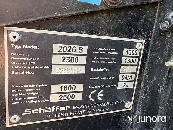 Hjullastare - Schäffer, 2026 S PRO 33 plus 20 of 30