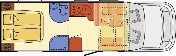 Dethleffs T 7151-4 Magic Edition DBM ALDE, Queenbed, Taksäng 2 of 15