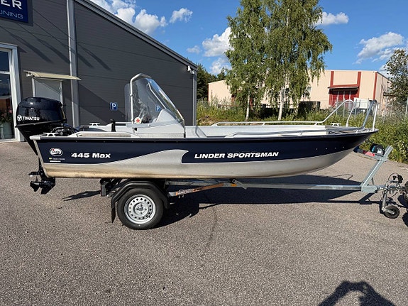 LINDER 445 MAX SPORTSMAN TOHATSU 30 HK - 2025 6 TIMMAR 2 of 10