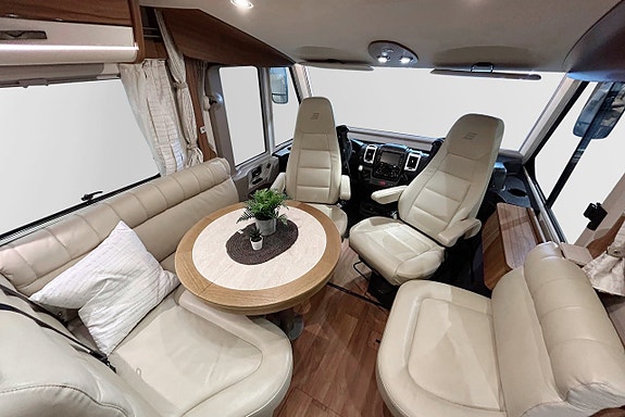 Hymer B 704 PREMIUMLINE -HYDRAULISKA STÖDBEN - 177hk - AUTOMAT - ALDE - SKINN - Cykelställ Garage - LÅNGBÄDDAR 9 of 30
