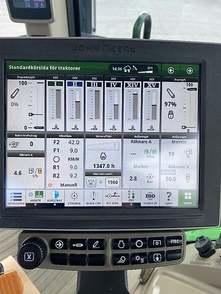 John Deere 8R 280 FL, GPS 1.357tim 2 of 7