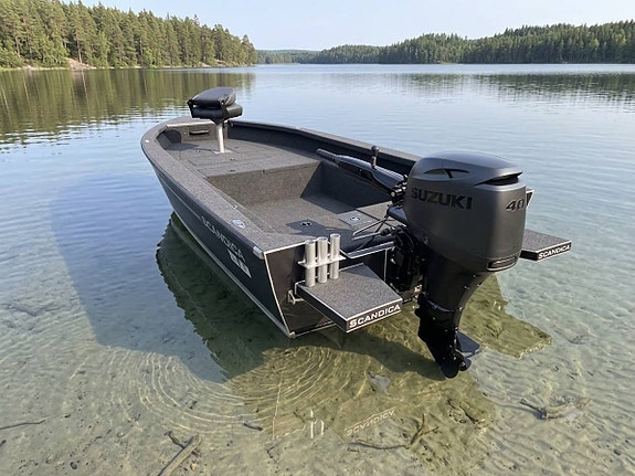 Scandica 510 ALU tiller Suzuki 60 hk unik Stealth line motor 5 of 10
