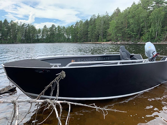 Scandica 510 ALU tiller Suzuki 60 hk unik Stealth line motor 8 of 10