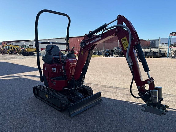 Yanmar ViO12 / 1,2t minigrävare med joystick 5 of 11