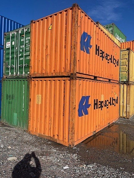 Begagnad 40-fots container