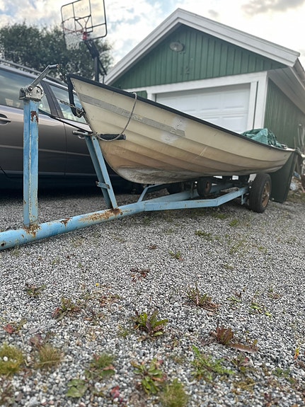 Plastbåt inkl. Sjösättnings vagn 4,20 4 of 4