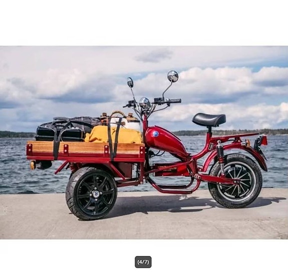 Elektrisk Flakmoped MGB Delivery - 45 km/h - Klass 1 4 of 6