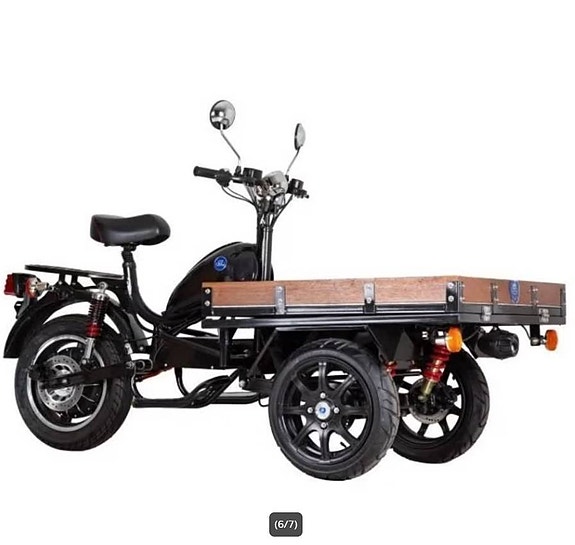 Elektrisk Flakmoped MGB Delivery - 45 km/h - Klass 1 6 of 6