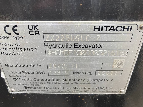 Hitachi ZX 225 US LC 8 of 8