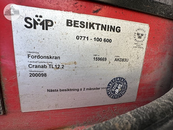 Timmerkran Cranab TL12.2 12 of 27