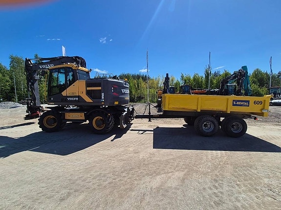 Volvo EW160E - RT & 3 Skopor & Kärra 3 of 9