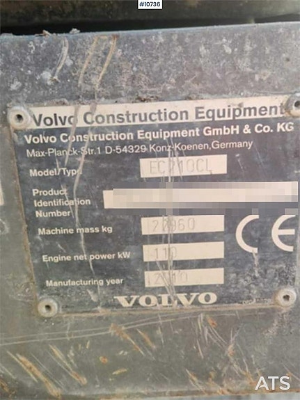 Volvo EC210CL Grävmaskin med grävsystem och redskap 19 of 19