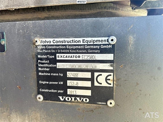 Bandgrävare Volvo EC 250 DL (499,000:- ex moms) 7 of 24
