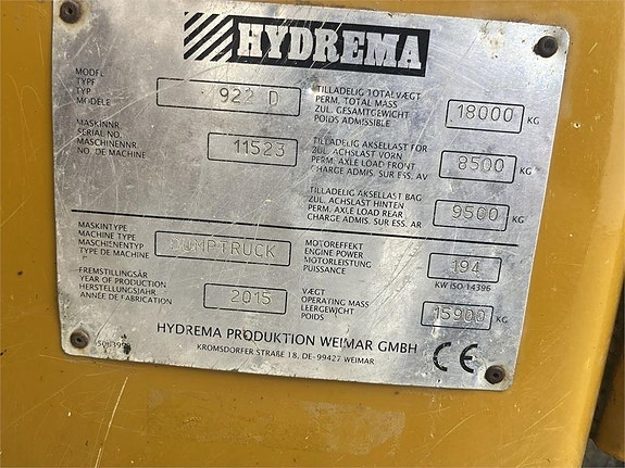 Hydrema 922D 11 of 11