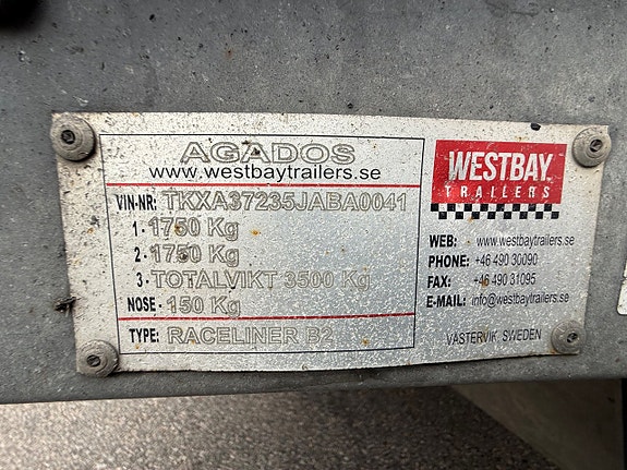 Westbay BILTRANSPORTSLÄP 8 of 8