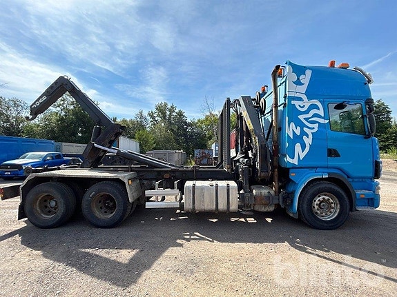Kran/Lastväxlare Scania R144 6x2 Palfinger/JOAB 5 of 6
