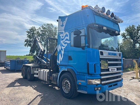 Kran/Lastväxlare Scania R144 6x2 Palfinger/JOAB 3 of 6