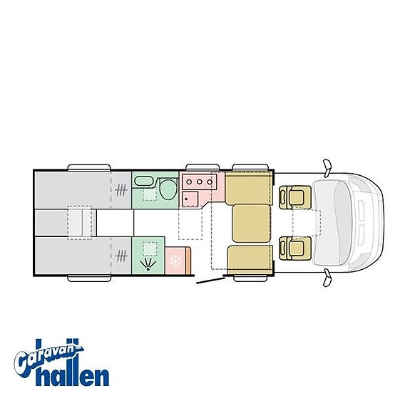 Adria MATRIX SUPREME 670 DL Fiat Ducato 2,2 160HK HD 44H (Inkommande) 3 of 4