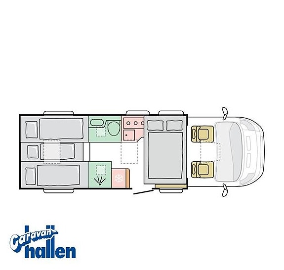 Adria MATRIX SUPREME 670 DL Fiat Ducato 2,2 160HK HD 44H (Inkommande) 4 of 4