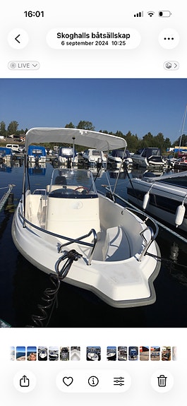 Uttern S 52 Exlusiv. Mercury 60 hk, gångtid 24 timmar. Båtvagn medföljer. 5 of 9