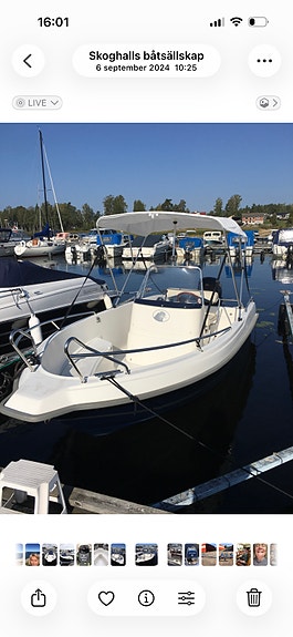 Uttern S 52 Exlusiv. Mercury 60 hk, gångtid 24 timmar. Båtvagn medföljer. 6 of 9