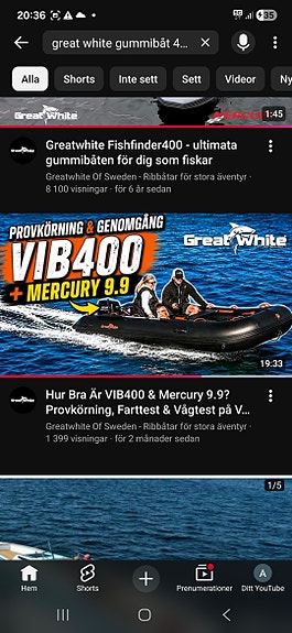 Stor gummi/vib båt/Great white of Sweden/med sjösättningshjul/nyskick. 5 of 5