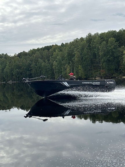 Crestliner 1600 Vision SC – Suzuki 80 hk – välservad och nybesiktigad trailer 2 of 6