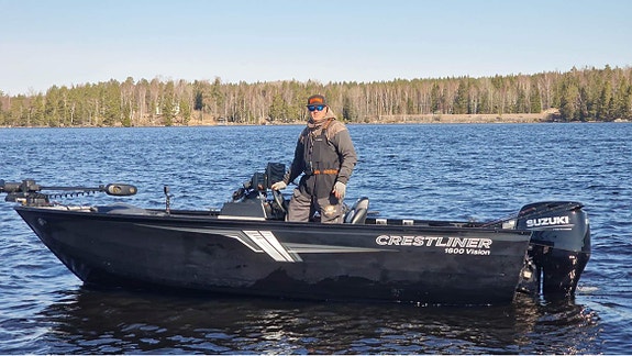 Crestliner 1600 Vision SC – Suzuki 80 hk – välservad och nybesiktigad trailer 5 of 6