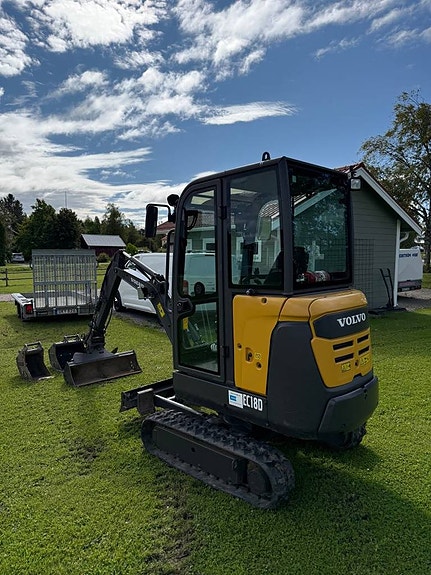 Volvo EC18D minigrävare med vagn 239.000:- 6 of 12