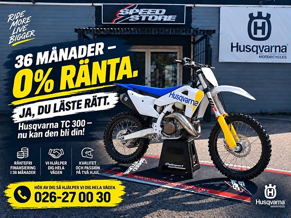 Husqvarna TC 300 | Har du ett inbytte ring oss direkt!