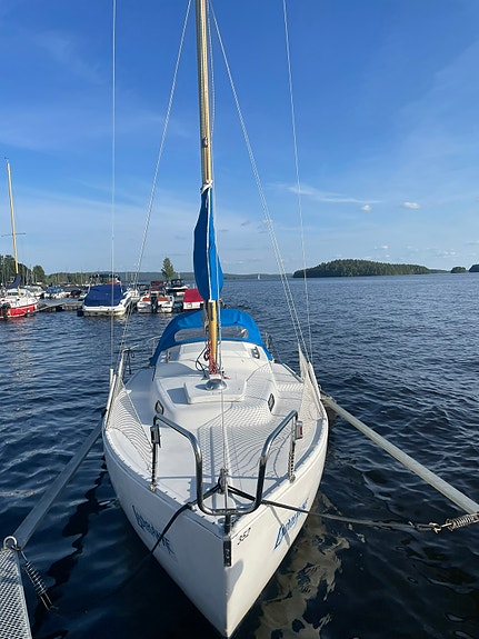 Albin Viggen nr 663 med motor och båtvagn 3 of 12