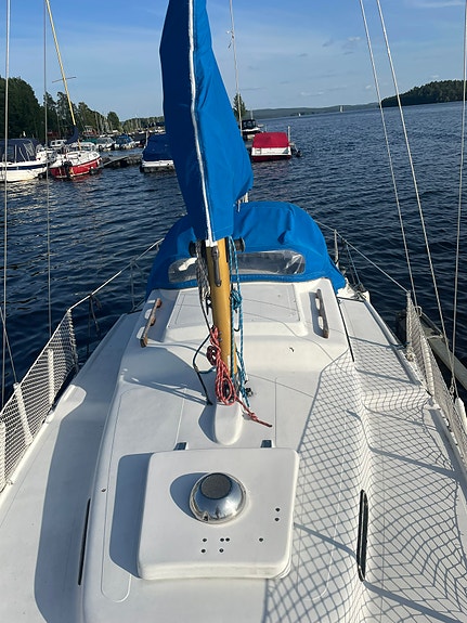 Albin Viggen nr 663 med motor och båtvagn 4 of 12
