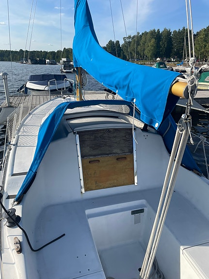 Albin Viggen nr 663 med motor och båtvagn 6 of 12