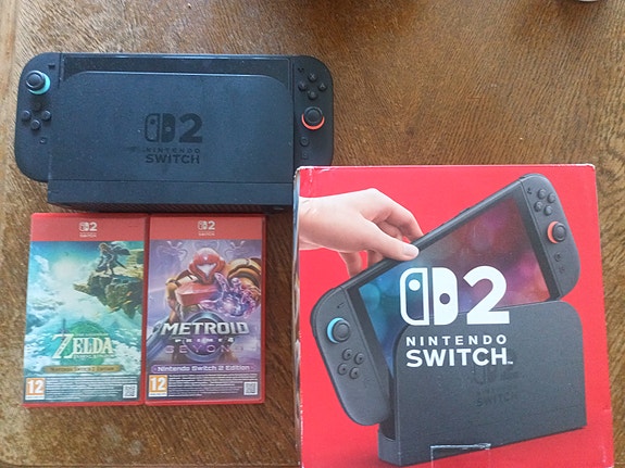 Nintendo Switch 2 + 2 spel