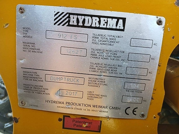 Hydrema 912 FS, Dumper 20 of 20
