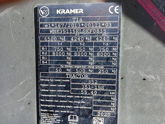 Kramer 8085, Hjullastare 20 of 20