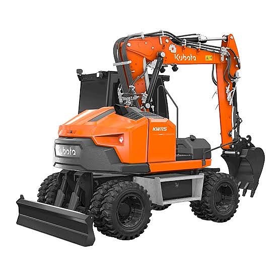 Kubota KW115 Hjulgrävare