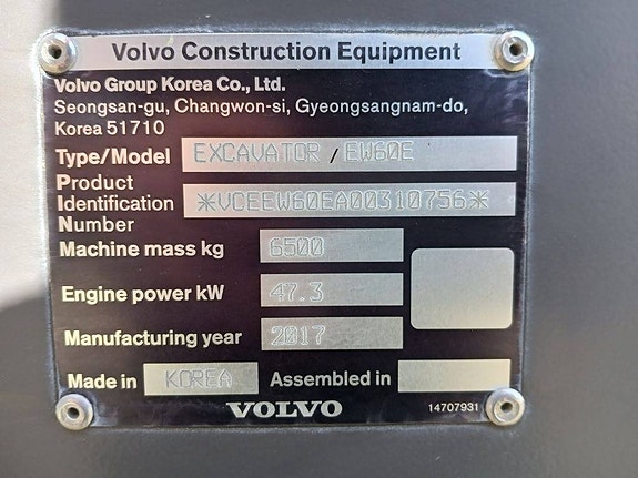 Volvo EW60 E, Hjulgrävare 23 of 23