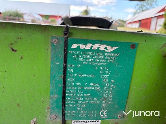 Släpvagnslift - Niftylift, 140H / TM40 16 of 30