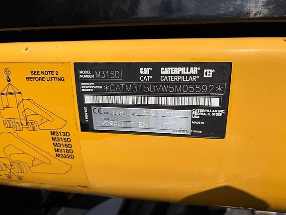 CAT M 315 D 10 of 24