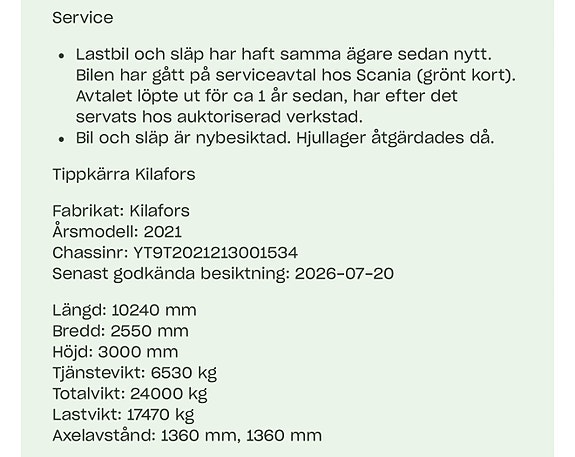 Scania Schaktekipage Scania R770B8X4 11 of 11
