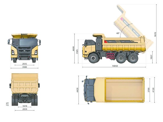 SANY SKT105E – eldriven gruvtruck med 72 tons lastkapacitet 10 of 10