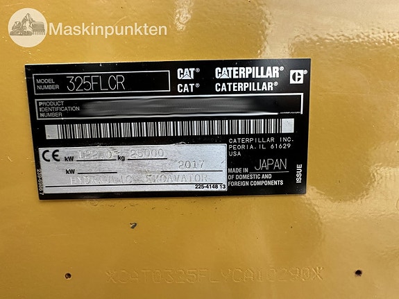 Cat 325FLCR Bandgrävare 9 of 27